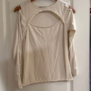 Guess Off-White Long Sleeve Women's Top